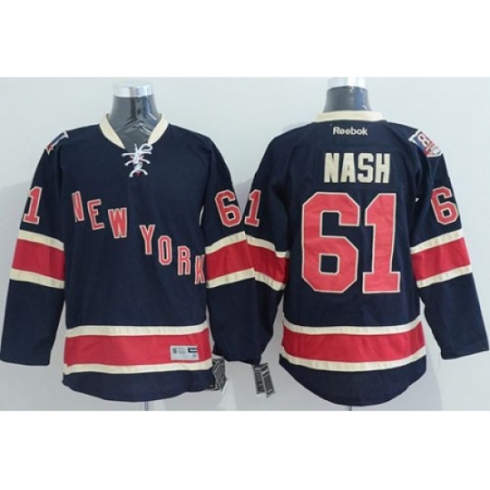 New York Rangers #61 Rick Nash Dark Blue Third Stitched NHL Jersey New York Rangers #61 Rick Nash Dark Blue Third Stitched NHL Jersey
