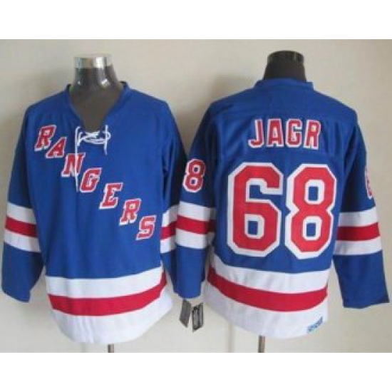 New York Rangers #68 Jaromir Jagr Light Blue CCM Throwback Stitched NHL Jersey New York Rangers #68 Jaromir Jagr Light Blue CCM Throwback Stitched NHL Jersey