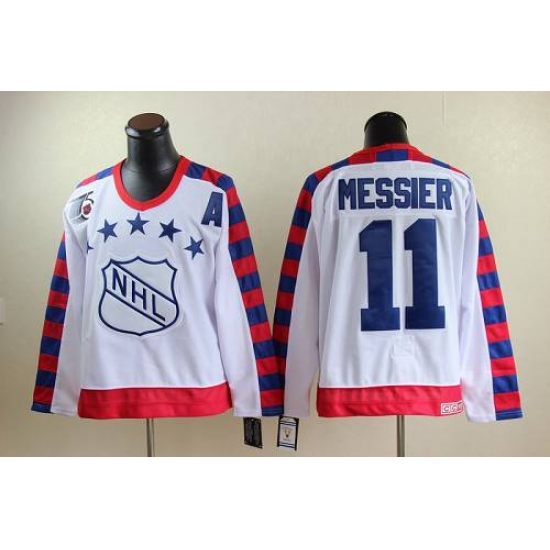Rangers #11 Mark Messier White All Star CCM Throwback 75TH Stitched NHL Jersey Rangers #11 Mark Messier White All Star CCM Throwback 75TH Stitched NHL Jersey