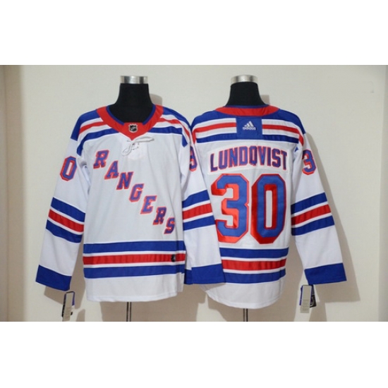 Rangers 30 Henrik Lundqvist White Adidas Jersey Rangers 30 Henrik Lundqvist White Adidas Jersey