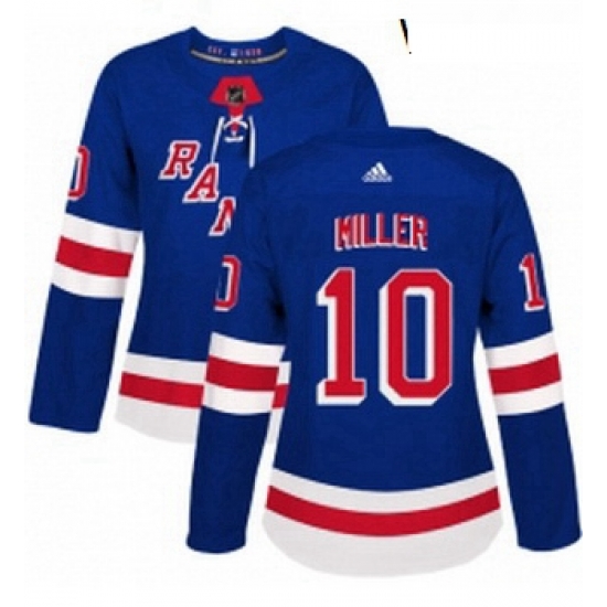 Womens Adidas New York Rangers 10 JT Miller Premier Royal Blue Home NHL Jersey Womens Adidas New York Rangers 10 JT Miller Premier Royal Blue Home NHL Jersey