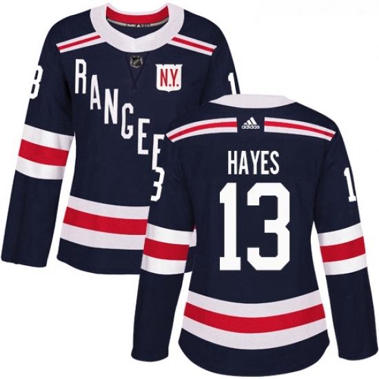 Womens Adidas New York Rangers 13 Kevin Hayes Authentic Navy Blue 2018 Winter Classic NHL Jersey Womens Adidas New York Rangers 13 Kevin Hayes Authentic Navy Blue 2018 Winter Classic NHL Jersey