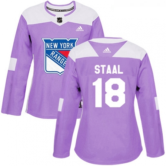 Womens Adidas New York Rangers 18 Marc Staal Authentic Purple Fights Cancer Practice NHL Jersey Womens Adidas New York Rangers 18 Marc Staal Authentic Purple Fights Cancer Practice NHL Jersey