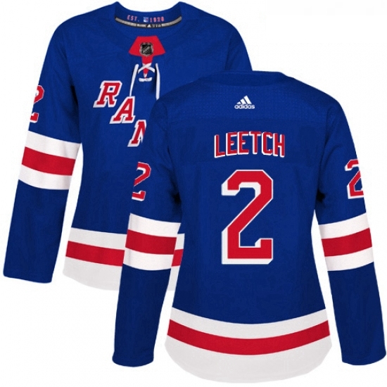 Womens Adidas New York Rangers 2 Brian Leetch Authentic Royal Blue Home NHL Jersey Womens Adidas New York Rangers 2 Brian Leetch Authentic Royal Blue Home NHL Jersey