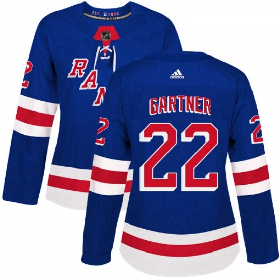 Womens Adidas New York Rangers 22 Mike Gartner Authentic Royal Blue Home NHL Jersey Womens Adidas New York Rangers 22 Mike Gartner Authentic Royal Blue Home NHL Jersey