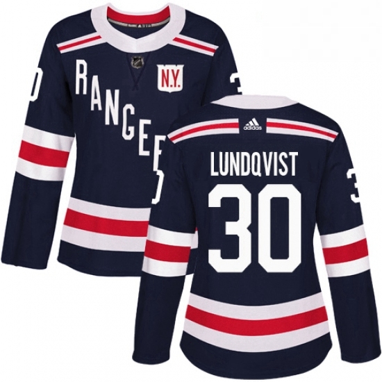 Womens Adidas New York Rangers 30 Henrik Lundqvist Authentic Navy Blue 2018 Winter Classic NHL Jersey Womens Adidas New York Rangers 30 Henrik Lundqvist Authentic Navy Blue 2018 Winter Classic NHL Jersey