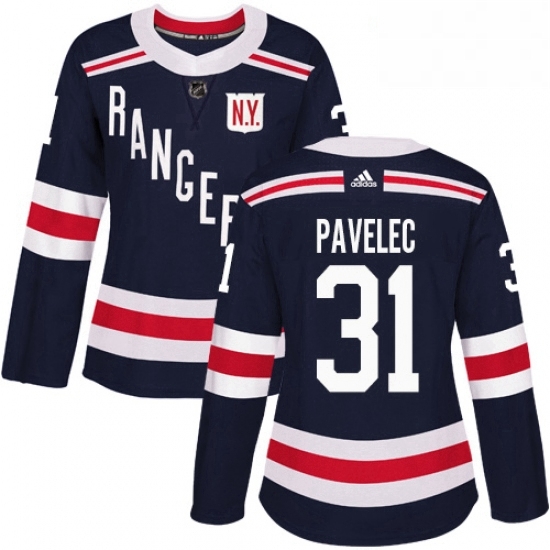 Womens Adidas New York Rangers 31 Ondrej Pavelec Authentic Navy Blue 2018 Winter Classic NHL Jersey Womens Adidas New York Rangers 31 Ondrej Pavelec Authentic Navy Blue 2018 Winter Classic NHL Jersey