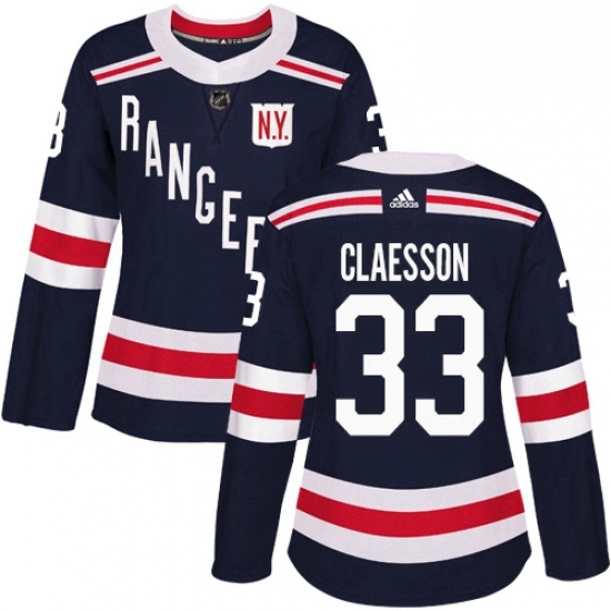 Womens Adidas New York Rangers 33 Fredrik Claesson Authentic Navy Blue 2018 Winter Classic NHL Jersey Womens Adidas New York Rangers 33 Fredrik Claesson Authentic Navy Blue 2018 Winter Classic NHL Jersey