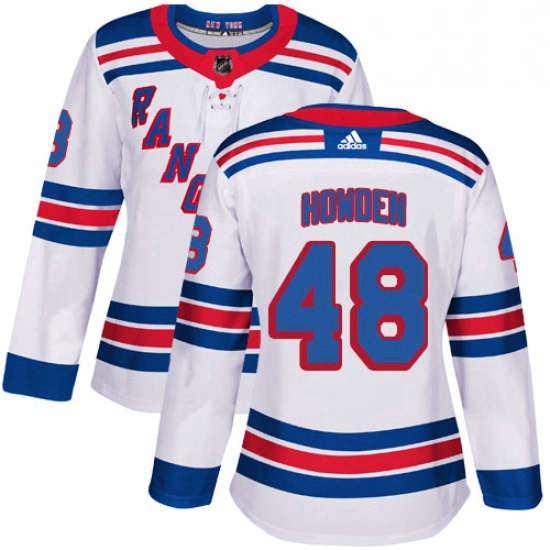 Womens Adidas New York Rangers 48 Brett Howden Authentic White Away NHL Jersey Womens Adidas New York Rangers 48 Brett Howden Authentic White Away NHL Jersey