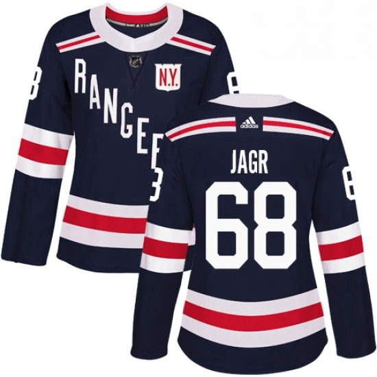 Womens Adidas New York Rangers 68 Jaromir Jagr Authentic Navy Blue 2018 Winter Classic NHL Jersey Womens Adidas New York Rangers 68 Jaromir Jagr Authentic Navy Blue 2018 Winter Classic NHL Jersey
