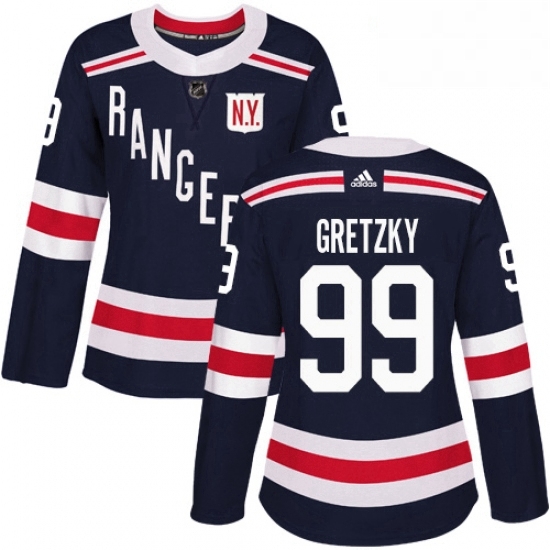 Womens Adidas New York Rangers 99 Wayne Gretzky Authentic Navy Blue 2018 Winter Classic NHL Jersey Womens Adidas New York Rangers 99 Wayne Gretzky Authentic Navy Blue 2018 Winter Classic NHL Jersey