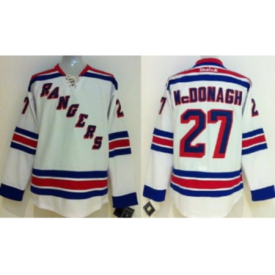 Kids New York Rangers #27 Ryan McDonagh White NHL Jerseys Kids New York Rangers #27 Ryan McDonagh White NHL Jerseys