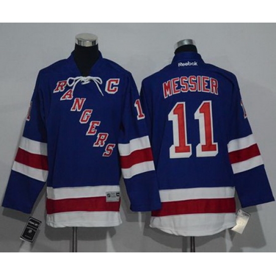 Rangers #11 Mark Messier Blue Home Stitched Youth NHL Jersey Rangers #11 Mark Messier Blue Home Stitched Youth NHL Jersey