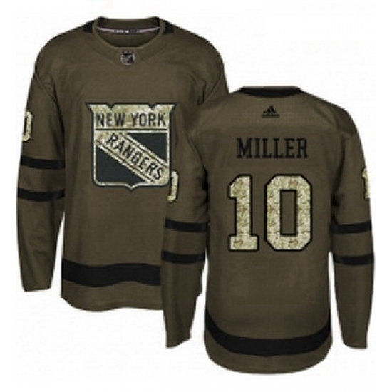 Youth Adidas New York Rangers 10 JT Miller Authentic Green Salute to Service NHL Jersey Youth Adidas New York Rangers 10 JT Miller Authentic Green Salute to Service NHL Jersey