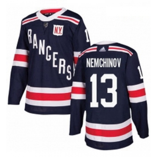 Youth Adidas New York Rangers 13 Sergei Nemchinov Authentic Navy Blue 2018 Winter Classic NHL Jersey Youth Adidas New York Rangers 13 Sergei Nemchinov Authentic Navy Blue 2018 Winter Classic NHL Jersey