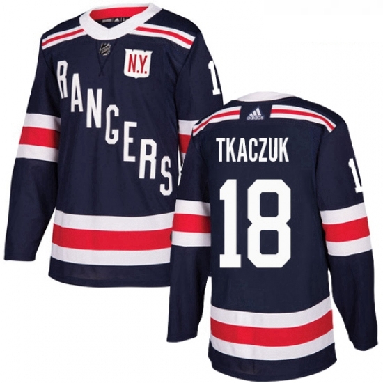 Youth Adidas New York Rangers 18 Walt Tkaczuk Authentic Navy Blue 2018 Winter Classic NHL Jersey Youth Adidas New York Rangers 18 Walt Tkaczuk Authentic Navy Blue 2018 Winter Classic NHL Jersey