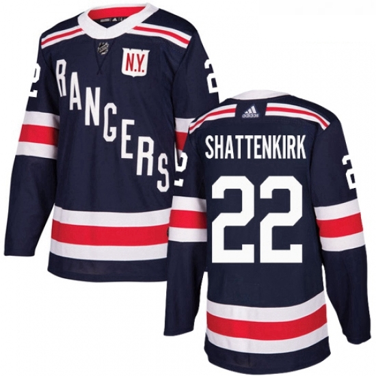 Youth Adidas New York Rangers 22 Kevin Shattenkirk Authentic Navy Blue 2018 Winter Classic NHL Jersey Youth Adidas New York Rangers 22 Kevin Shattenkirk Authentic Navy Blue 2018 Winter Classic NHL Jersey