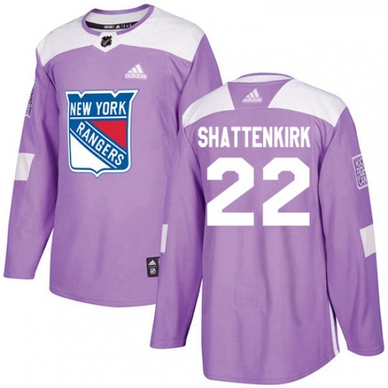 Youth Adidas New York Rangers 22 Kevin Shattenkirk Authentic Purple Fights Cancer Practice NHL Jersey Youth Adidas New York Rangers 22 Kevin Shattenkirk Authentic Purple Fights Cancer Practice NHL Jersey