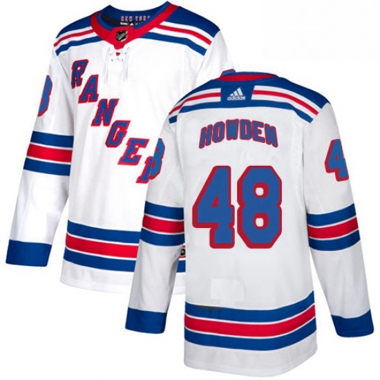 Youth Adidas New York Rangers 48 Brett Howden Authentic White Away NHL Jersey Youth Adidas New York Rangers 48 Brett Howden Authentic White Away NHL Jersey