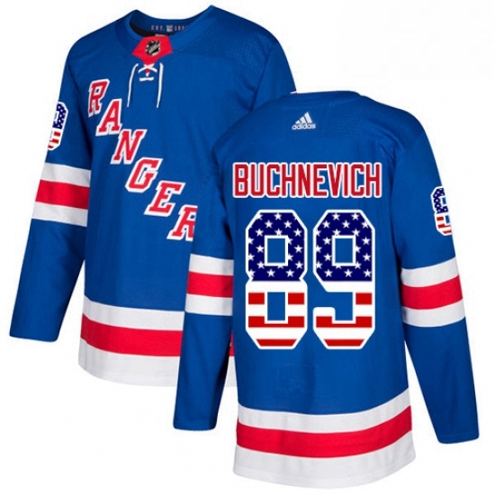 Youth Adidas New York Rangers 89 Pavel Buchnevich Authentic Royal Blue USA Flag Fashion NHL Jersey Youth Adidas New York Rangers 89 Pavel Buchnevich Authentic Royal Blue USA Flag Fashion NHL Jersey