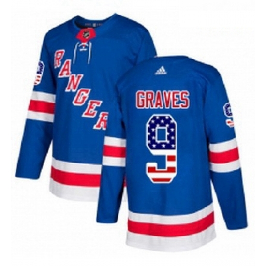 Youth Adidas New York Rangers 9 Adam Graves Authentic Royal Blue USA Flag Fashion NHL Jersey Youth Adidas New York Rangers 9 Adam Graves Authentic Royal Blue USA Flag Fashion NHL Jersey