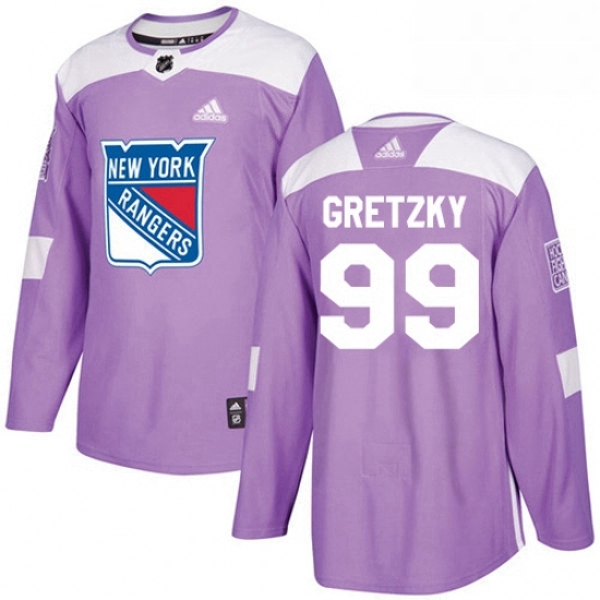 Youth Adidas New York Rangers 99 Wayne Gretzky Authentic Purple Fights Cancer Practice NHL Jersey Youth Adidas New York Rangers 99 Wayne Gretzky Authentic Purple Fights Cancer Practice NHL Jersey