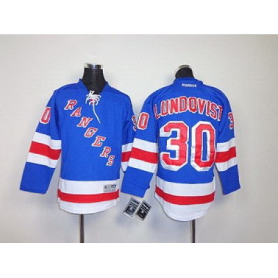 Youth NHL New York Rangers #30 lundqvist lt.blue Youth NHL New York Rangers #30 lundqvist lt.blue