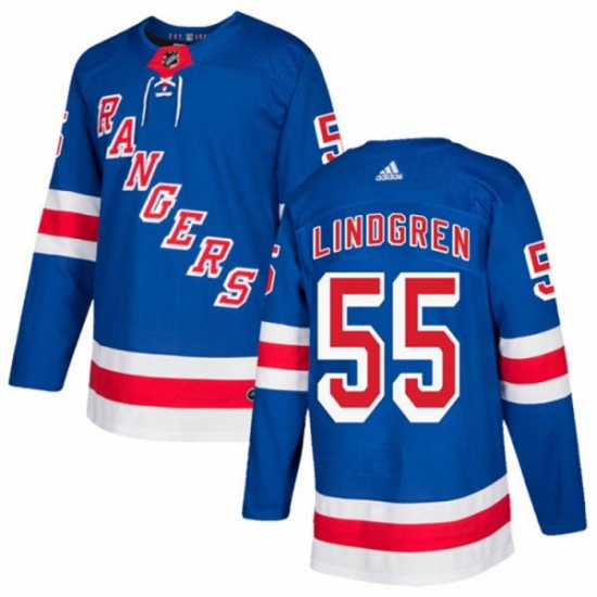 Youth New York Rangers 55 Ryan Lindgren Royal Stitched Jersey Youth New York Rangers 55 Ryan Lindgren Royal Stitched Jersey
