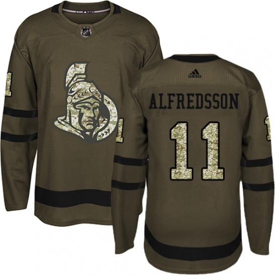 Adidas Senators #11 Daniel Alfredsson Green Salute to Service Stitched NHL Jersey Adidas Senators #11 Daniel Alfredsson Green Salute to Service Stitched NHL Jersey