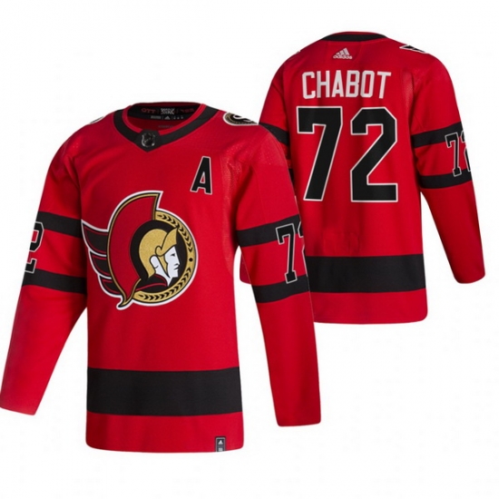 Men Ottawa Senators 72 Thomas Chabot Red Adidas 2020 21 Reverse Retro Alternate NHL Jersey Men Ottawa Senators 72 Thomas Chabot Red Adidas 2020 21 Reverse Retro Alternate NHL Jersey
