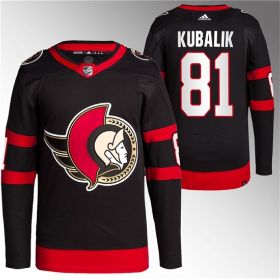 Men Ottawa Senators 81 Dominik Kubalik Black Premier Breakaway Stitched Jersey Men Ottawa Senators 81 Dominik Kubalik Black Premier Breakaway Stitched Jersey