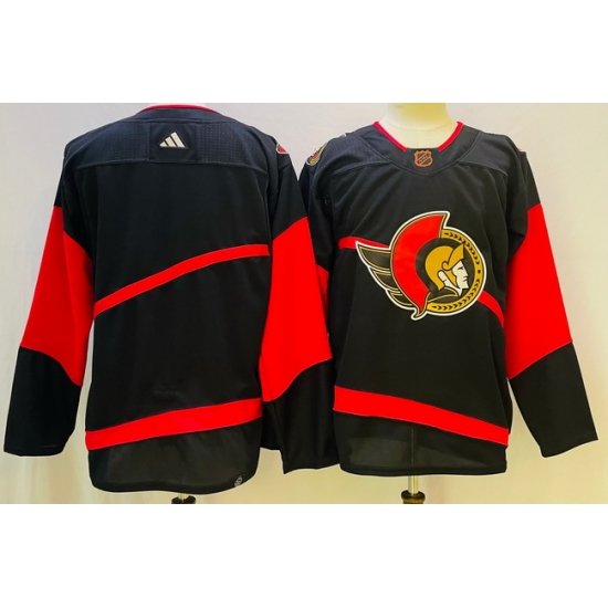 Men Ottawa Senators Blank Black 2022 23 Reverse Black Stitched Jersey Men Ottawa Senators Blank Black 2022 23 Reverse Black Stitched Jersey
