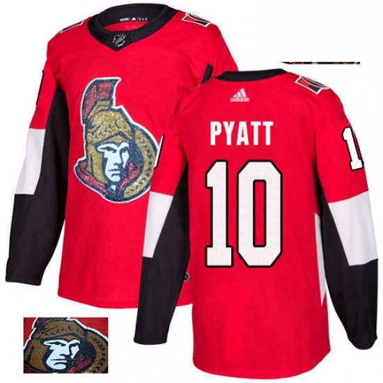Mens Adidas Ottawa Senators 10 Tom Pyatt Authentic Red Fashion Gold NHL Jersey Mens Adidas Ottawa Senators 10 Tom Pyatt Authentic Red Fashion Gold NHL Jersey