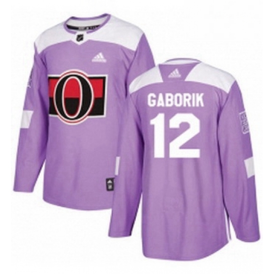 Mens Adidas Ottawa Senators 12 Marian Gaborik Authentic Purple Fights Cancer Practice NHL Jersey Mens Adidas Ottawa Senators 12 Marian Gaborik Authentic Purple Fights Cancer Practice NHL Jersey