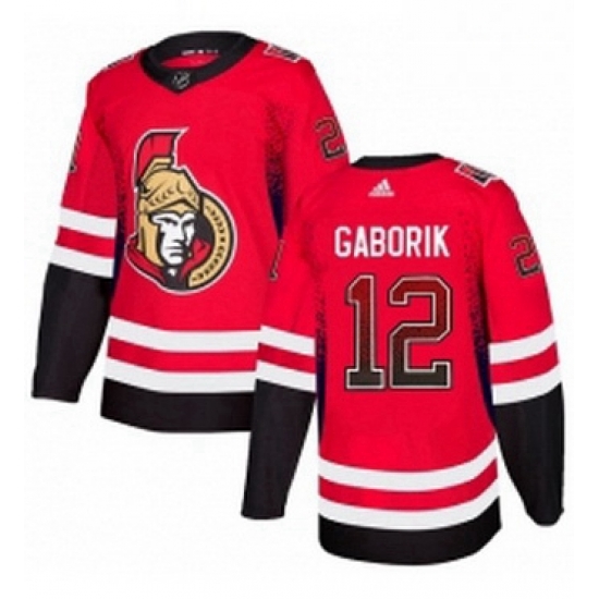 Mens Adidas Ottawa Senators 12 Marian Gaborik Authentic Red Drift Fashion NHL Jersey Mens Adidas Ottawa Senators 12 Marian Gaborik Authentic Red Drift Fashion NHL Jersey