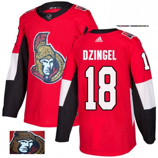Mens Adidas Ottawa Senators 18 Ryan Dzingel Authentic Red Fashion Gold NHL Jersey Mens Adidas Ottawa Senators 18 Ryan Dzingel Authentic Red Fashion Gold NHL Jersey