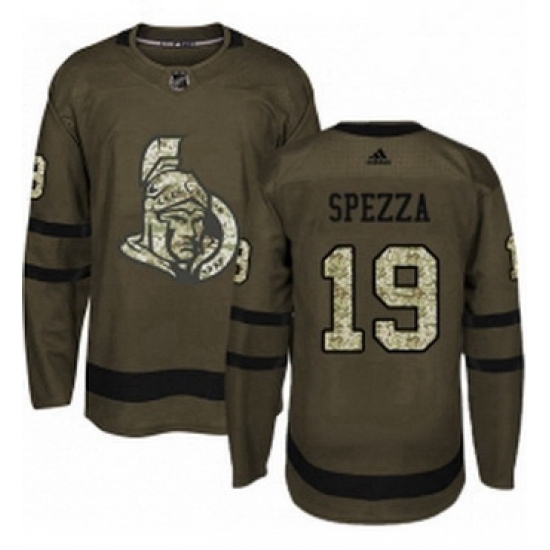 Mens Adidas Ottawa Senators 19 Jason Spezza Authentic Green Salute to Service NHL Jersey Mens Adidas Ottawa Senators 19 Jason Spezza Authentic Green Salute to Service NHL Jersey