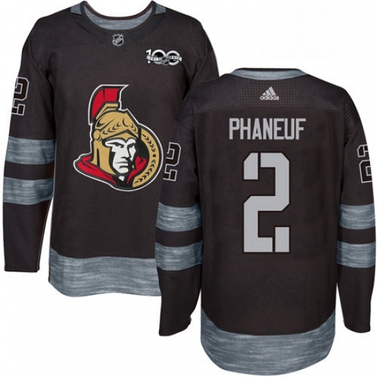 Mens Adidas Ottawa Senators 2 Dion Phaneuf Authentic Black 1917 2017 100th Anniversary NHL Jersey Mens Adidas Ottawa Senators 2 Dion Phaneuf Authentic Black 1917 2017 100th Anniversary NHL Jersey