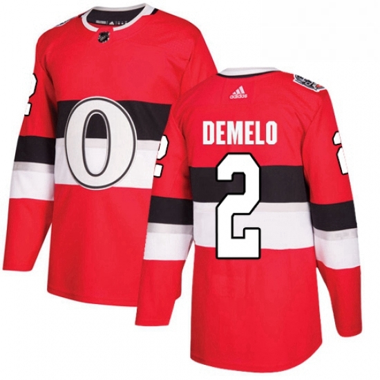 Mens Adidas Ottawa Senators 2 Dylan DeMelo Authentic Red 2017 100 Classic NHL Jersey Mens Adidas Ottawa Senators 2 Dylan DeMelo Authentic Red 2017 100 Classic NHL Jersey