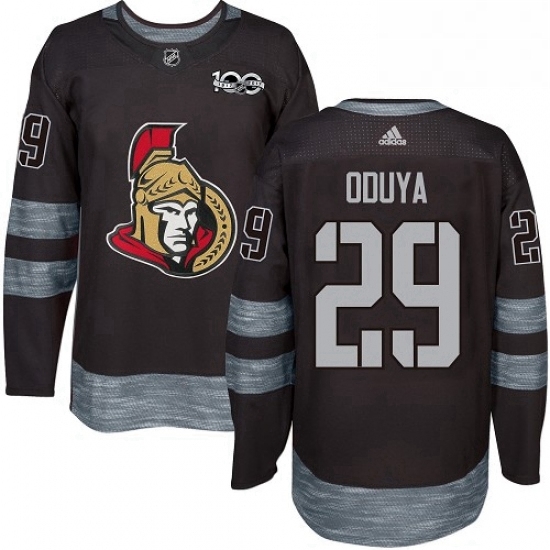 Mens Adidas Ottawa Senators 29 Johnny Oduya Authentic Black 1917 2017 100th Anniversary NHL Jersey Mens Adidas Ottawa Senators 29 Johnny Oduya Authentic Black 1917 2017 100th Anniversary NHL Jersey