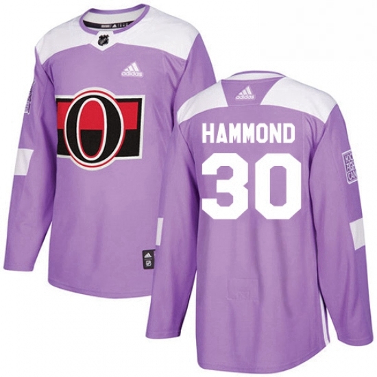 Mens Adidas Ottawa Senators 30 Andrew Hammond Authentic Purple Fights Cancer Practice NHL Jersey Mens Adidas Ottawa Senators 30 Andrew Hammond Authentic Purple Fights Cancer Practice NHL Jersey