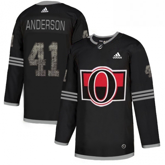 Men's Adidas Ottawa Senators #41 Craig Anderson Black 1 Authentic Classic Stitched NHL Jersey Men's Adidas Ottawa Senators #41 Craig Anderson Black 1 Authentic Classic Stitched NHL Jersey