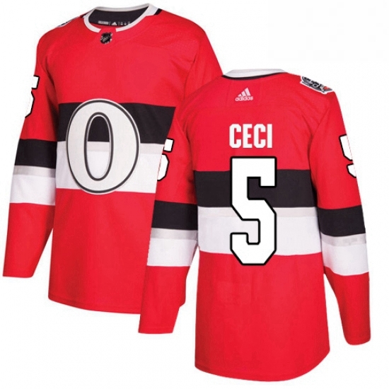 Mens Adidas Ottawa Senators 5 Cody Ceci Authentic Red 2017 100 Classic NHL Jersey Mens Adidas Ottawa Senators 5 Cody Ceci Authentic Red 2017 100 Classic NHL Jersey