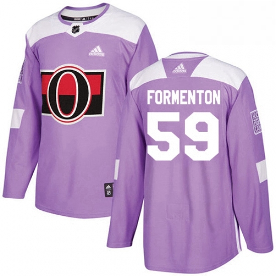 Mens Adidas Ottawa Senators 59 Alex Formenton Authentic Purple Fights Cancer Practice NHL Jersey Mens Adidas Ottawa Senators 59 Alex Formenton Authentic Purple Fights Cancer Practice NHL Jersey