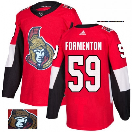 Mens Adidas Ottawa Senators 59 Alex Formenton Authentic Red Fashion Gold NHL Jersey Mens Adidas Ottawa Senators 59 Alex Formenton Authentic Red Fashion Gold NHL Jersey
