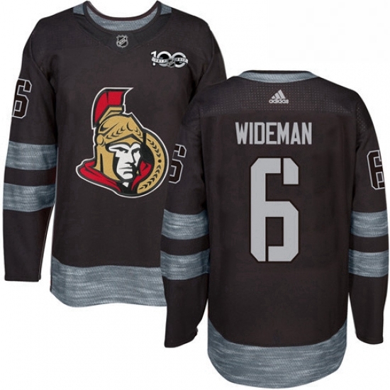 Mens Adidas Ottawa Senators 6 Chris Wideman Authentic Black 1917 2017 100th Anniversary NHL Jersey Mens Adidas Ottawa Senators 6 Chris Wideman Authentic Black 1917 2017 100th Anniversary NHL Jersey