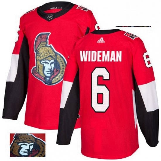 Mens Adidas Ottawa Senators 6 Chris Wideman Authentic Red Fashion Gold NHL Jersey Mens Adidas Ottawa Senators 6 Chris Wideman Authentic Red Fashion Gold NHL Jersey