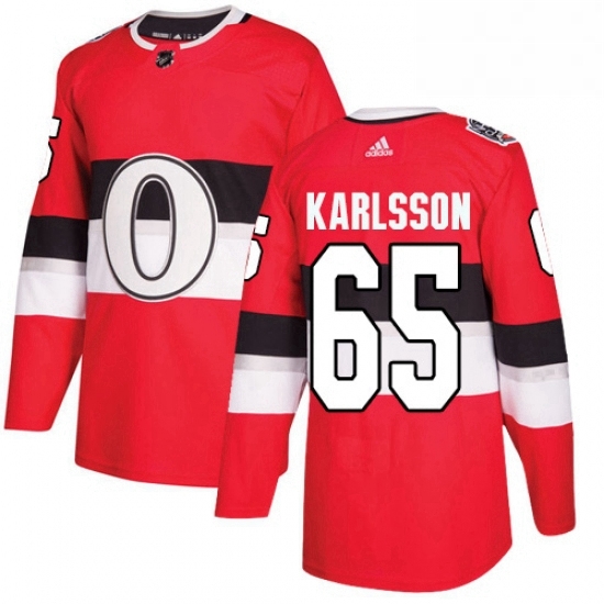 Mens Adidas Ottawa Senators 65 Erik Karlsson Authentic Red 2017 100 Classic NHL Jersey Mens Adidas Ottawa Senators 65 Erik Karlsson Authentic Red 2017 100 Classic NHL Jersey