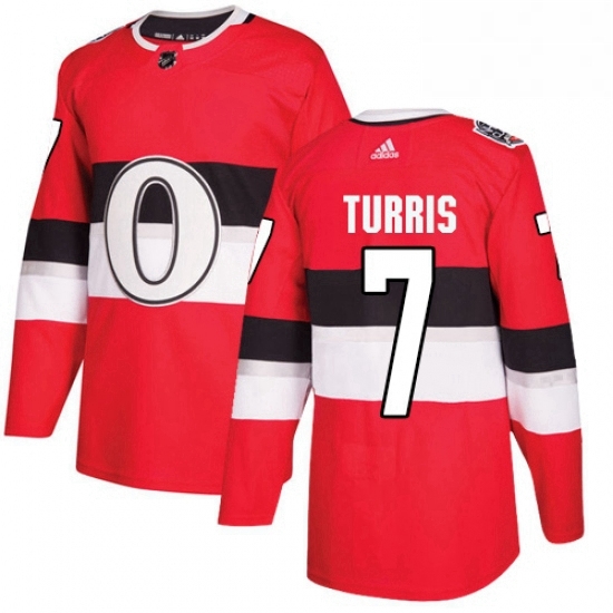 Mens Adidas Ottawa Senators 7 Kyle Turris Authentic Red 2017 100 Classic NHL Jersey Mens Adidas Ottawa Senators 7 Kyle Turris Authentic Red 2017 100 Classic NHL Jersey