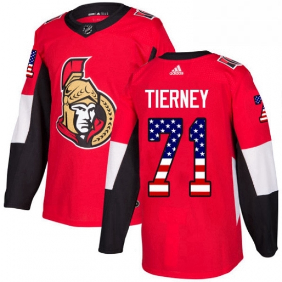 Mens Adidas Ottawa Senators 71 Chris Tierney Authentic Red USA Flag Fashion NHL Jersey Mens Adidas Ottawa Senators 71 Chris Tierney Authentic Red USA Flag Fashion NHL Jersey